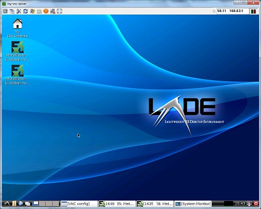 LXDE Forex VPS desktop